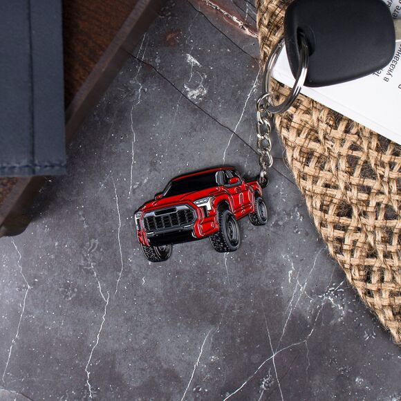 Tundra Accessories Metal Tundra Keychain 2024 2023 - Key Ring Toy Truck - Picture 10 of 10